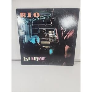 REO SPEEDWAGON HI INFIDELITY LP VG+ VINYL RECORD CBS 1980